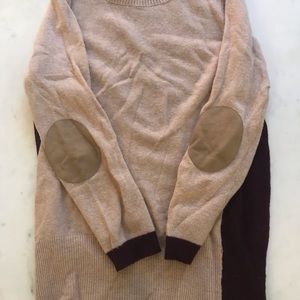 Two-tones J. Crew cashmere sweater